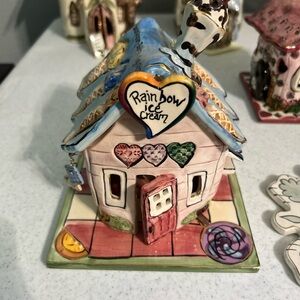 Blue Sky Multicolor Ceramic House Decor